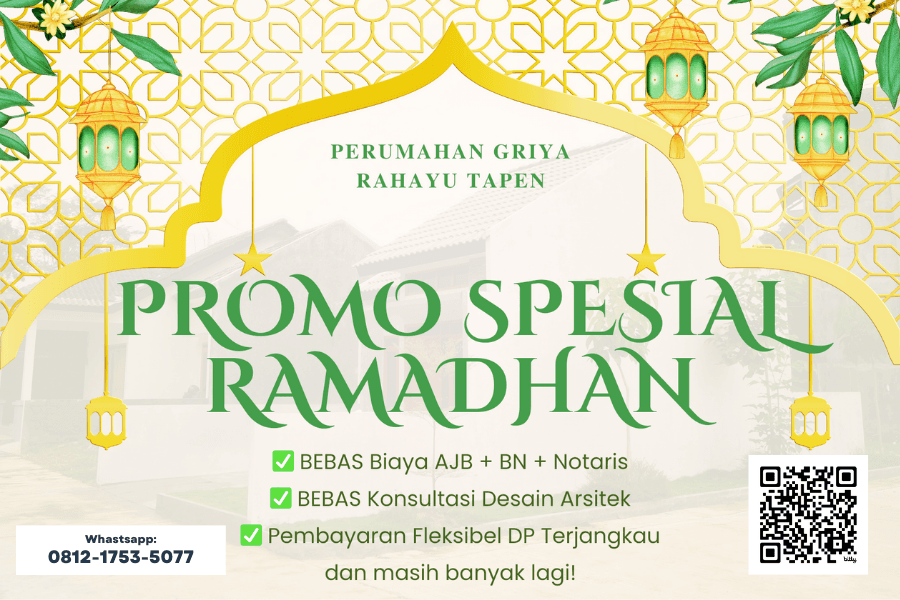 Nikmati Promo Spesial Ramadhan dan Lebaran di Griya Rahayu Tapen!